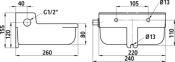 Abreuvoir à niveau constant fonte 2litres
